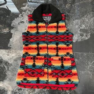 Powder River Outfitters Women's Aztec Berber Jackquard Vest